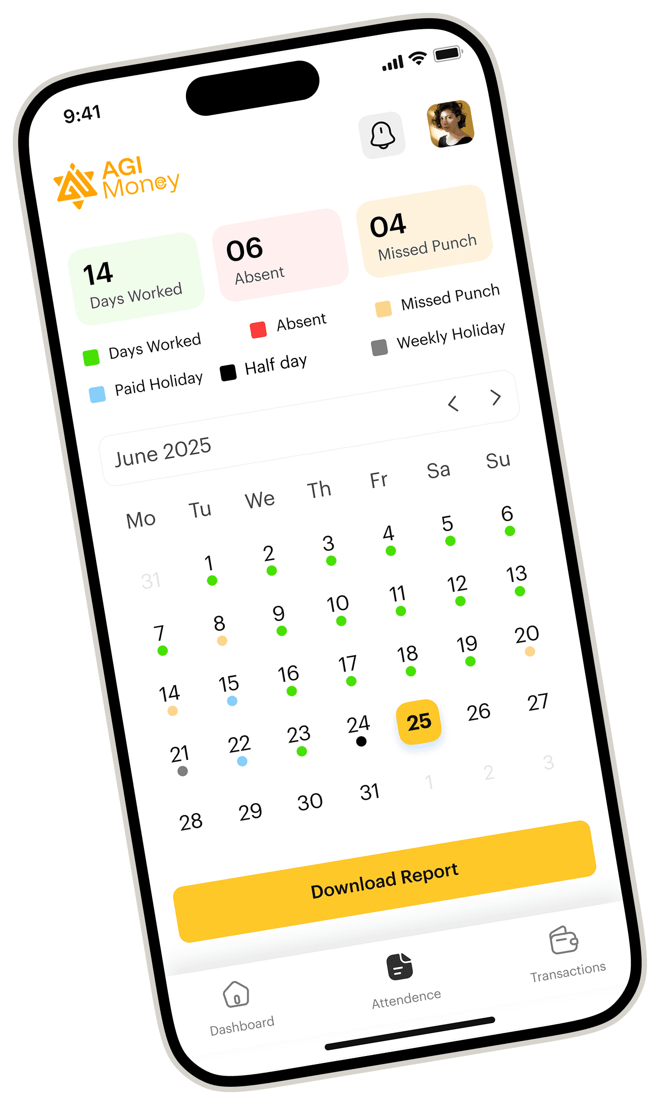 Smart Attendance Feature UI